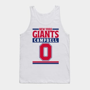 New York Giants Campbell 0 Edition 3 Tank Top
